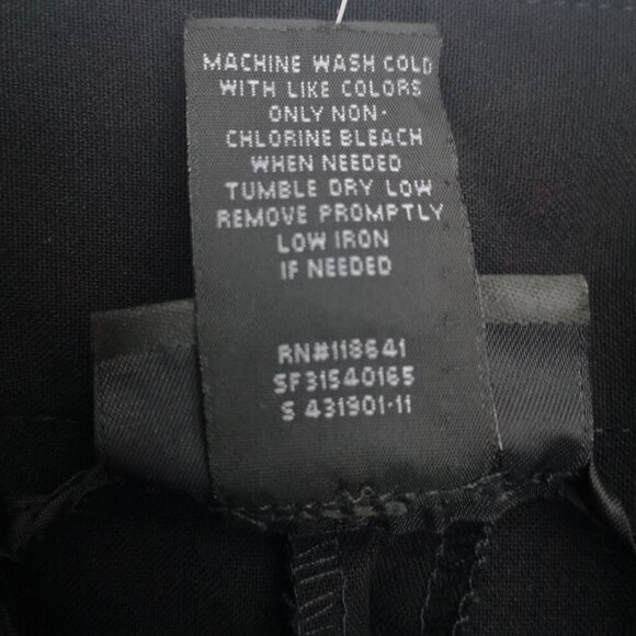 NWT Lane Bryant Ladies Size 22 Petite Black Wide Leg Right Fit Technology Pants - Picture 6 of 13